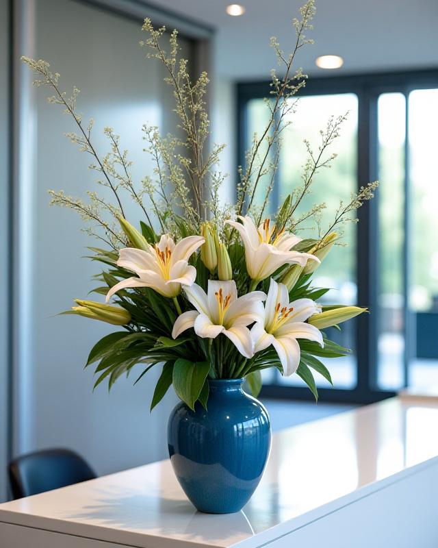 Weekly reception arrangement for a Melbourne law firm