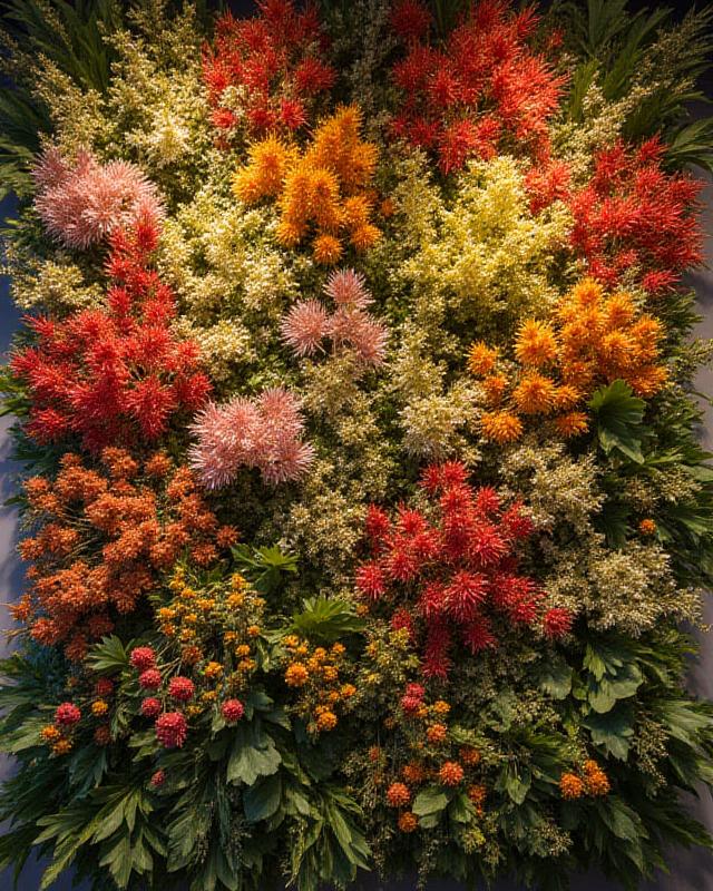 Australian native floral wall for corporate gala